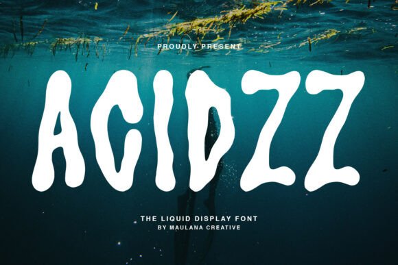Acidzz: A Fluid Display Font for Bold Branding