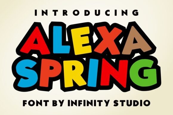 Alexa Spring: The Ultimate Friendly Display Font for Designers