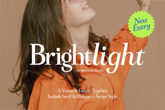 Boost Campaign Visuals with Brightlight Duo Typeface