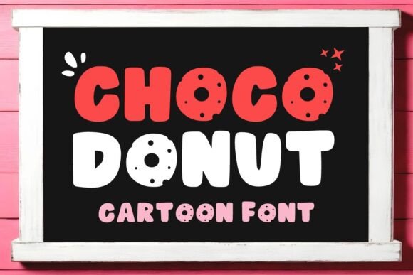 Choco Donut: A Bold Display Font for Makers