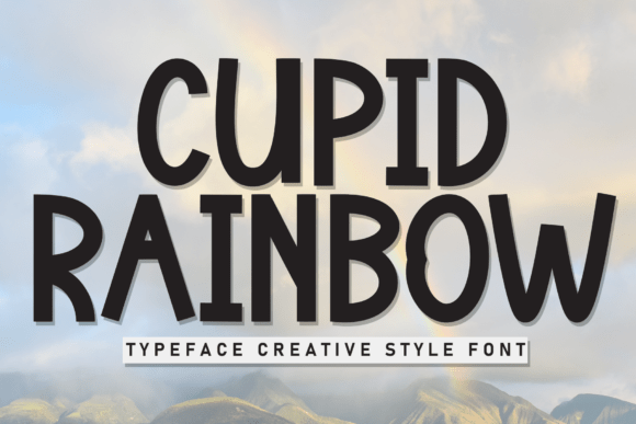 Cupid Rainbow: The Whimsical Display Font for Scroll-Stopping Content