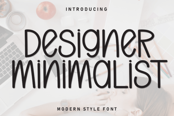 Designer Minimalist Font for Modern Craft Projects