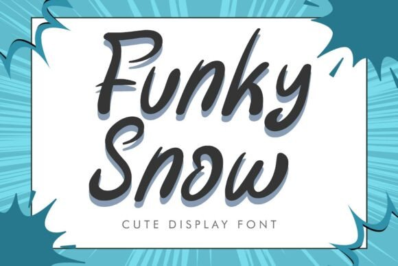 Funky Snow Typeface for Bold Business Branding