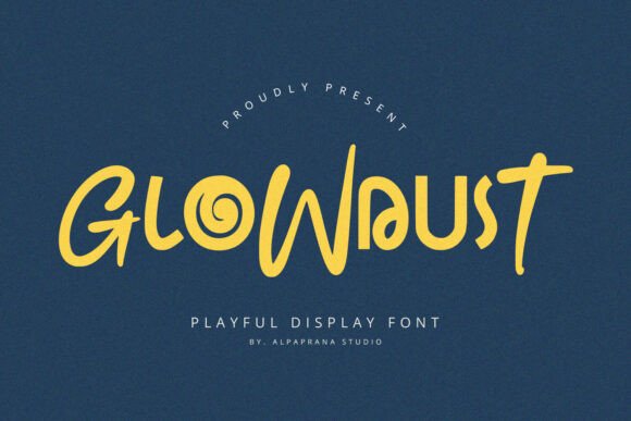 Glowdust: A Modern Display Font for Editorial Design