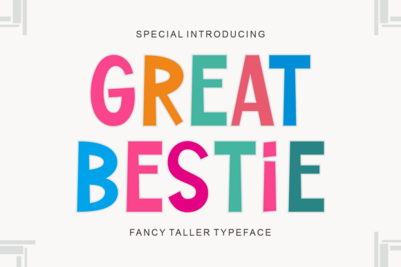 Great Bestie: The Modern Serif Font for Bold Campaigns