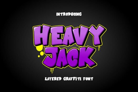 Heavy Jack: A Layered Display Font for Bold Branding