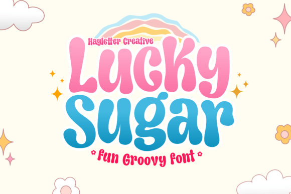 Lucky Sugar: A Retro Display Font for Editorial Design