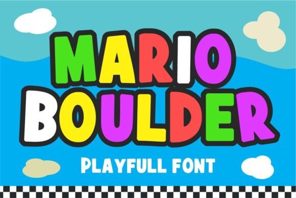 Mario Boulder: A Playful Display Font for Bold Editorial Headlines