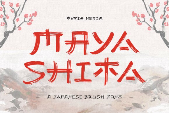 Mayashita: The Authentic Japanese Brush Typeface for Brands