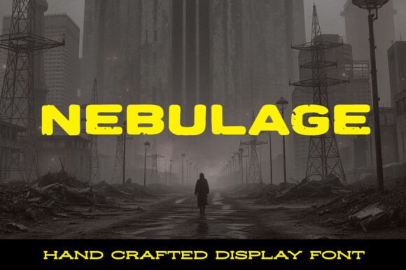 Nebulage: A Futuristic Display Font for Modern Brands
