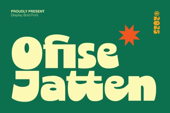 Ofise Jatten: A Bold Display Font for Modern Brands