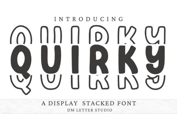 Quirky Stacked: The Bold Display Font for Viral Content