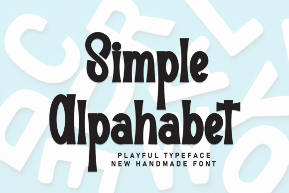 Simple Alpahabet: The Playful Display Font for Modern Branding