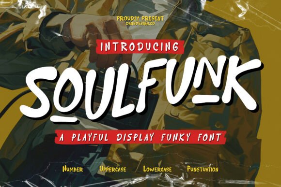 Soulfunk Funky: A Bold Display Font for Urban Web Design