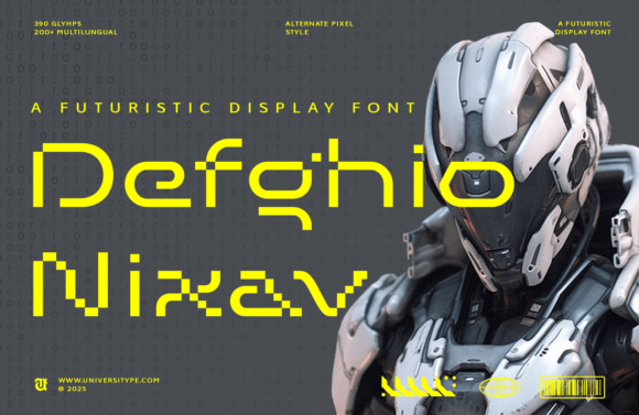 Ut Defghio Nixav: A Futuristic Display Font for Modern Brands