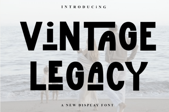 Vintage Legacy: A Festive Display Font for Holiday Campaigns