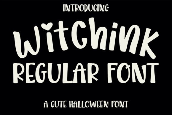 Witchink: A Spooky Display Font for Halloween Branding