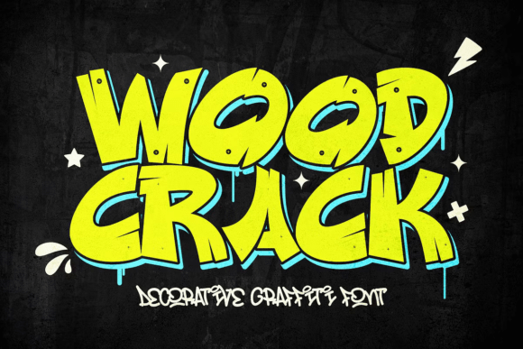 Wood Crack: The Ultimate Display Font for Urban Branding