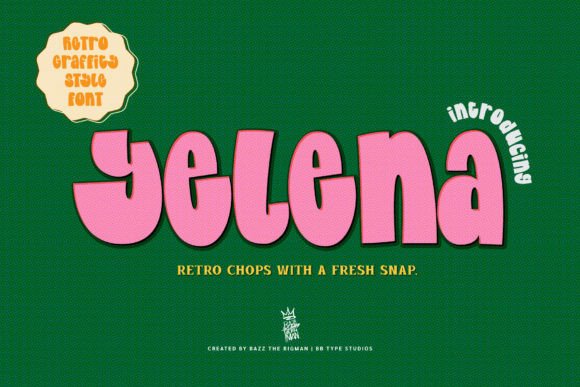 Yelena: The Pop Art Display Font for Bold Brands